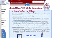 Desktop Screenshot of nafutsal.com